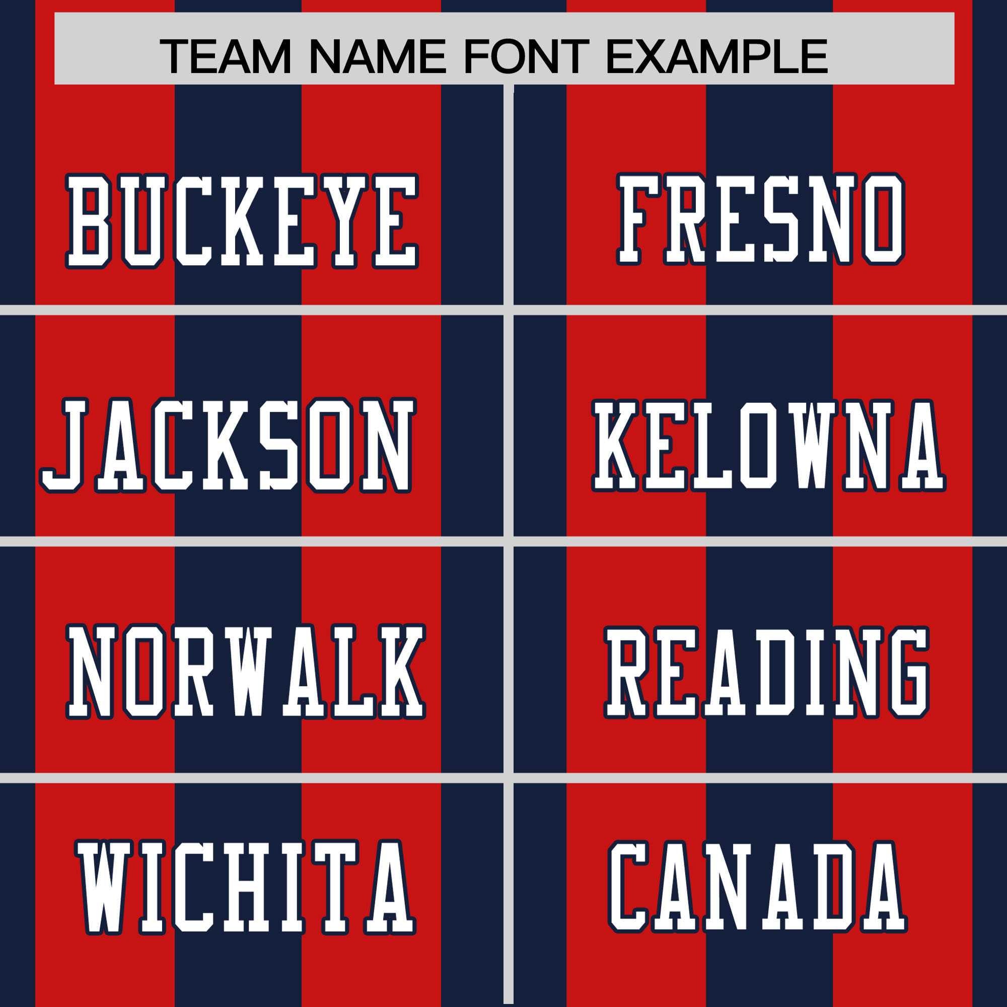 Custom Navy Red Personalized Thick Stripe Design Authentic Football Jersey