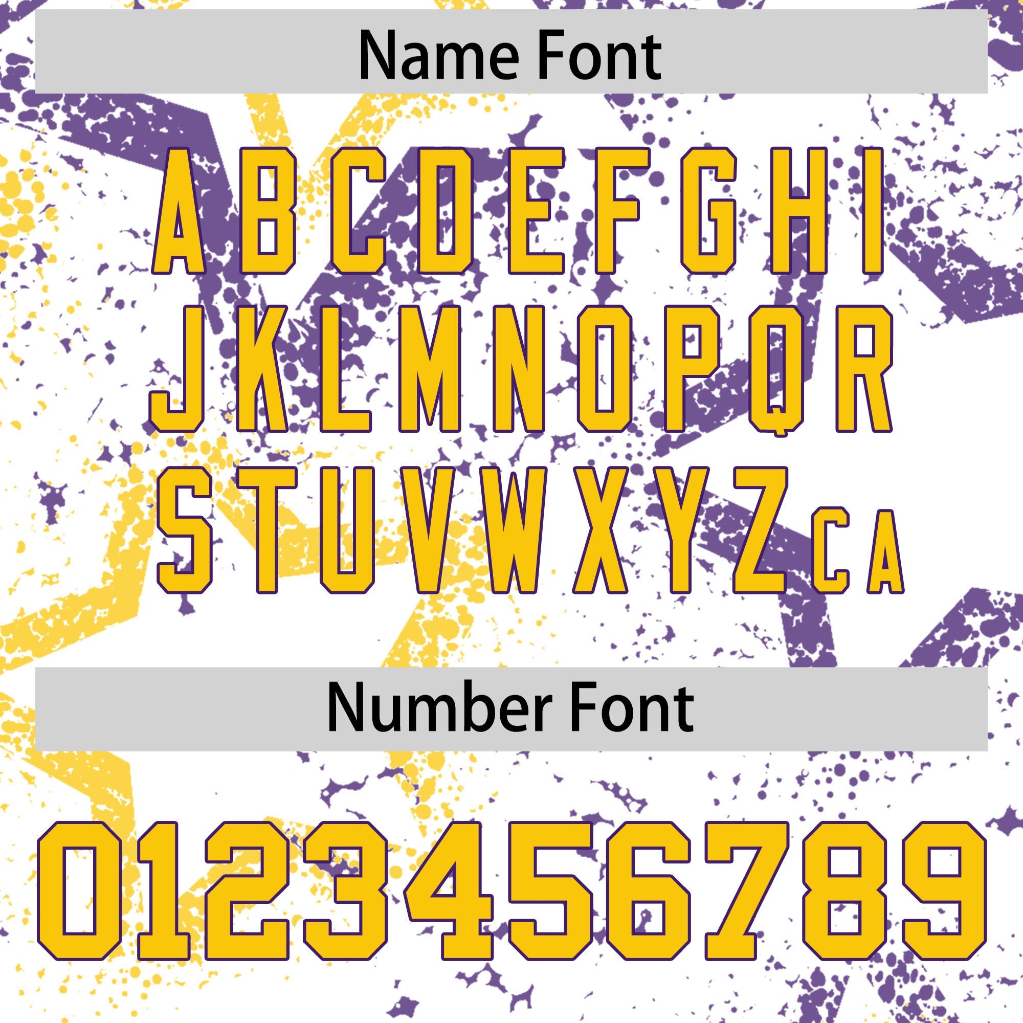 Custom White Purple-Gold Personalized Star Graffiti Pattern Authentic Football Jersey