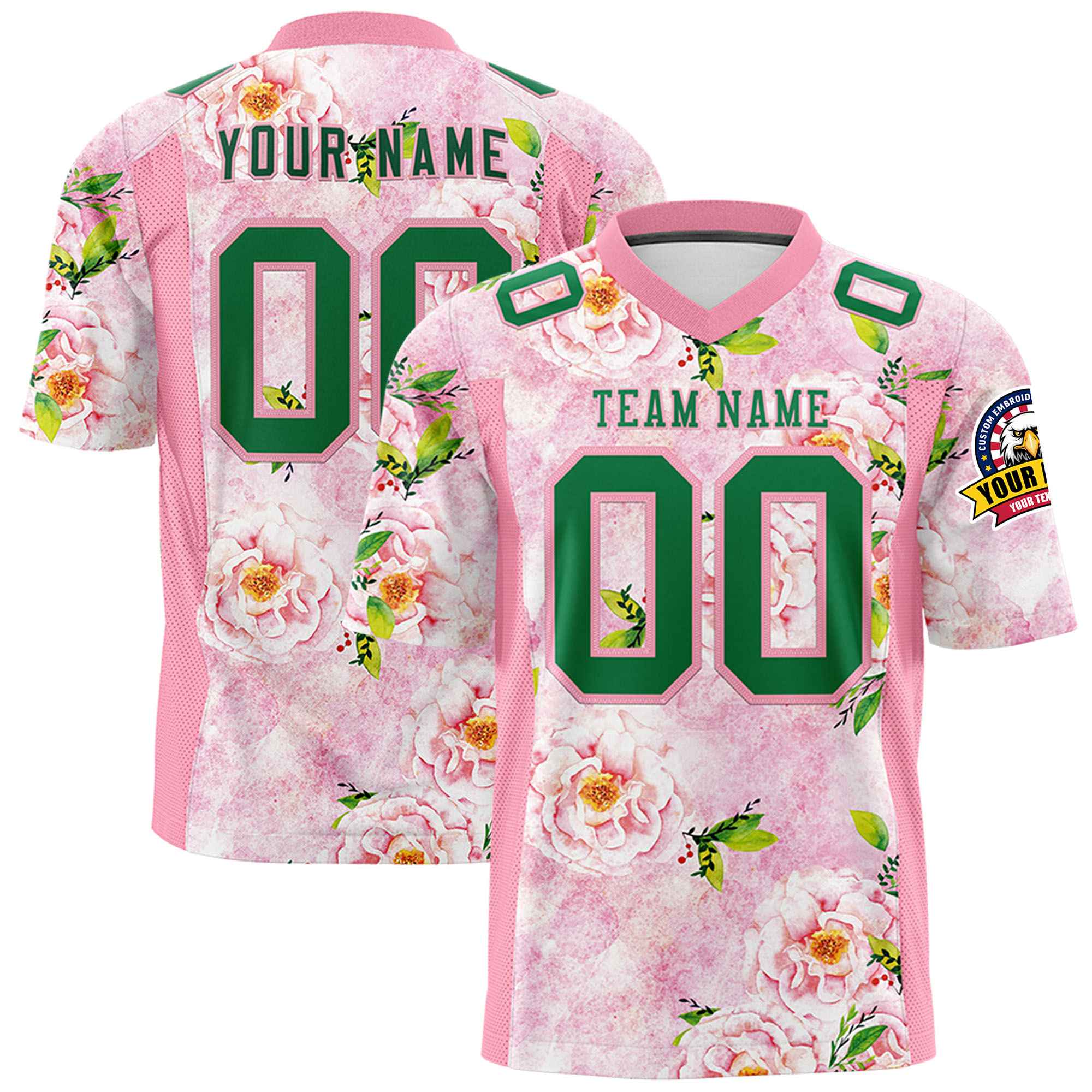 Custom Personalized Printed Graffiti Pattern Design Authentic Football Jersey