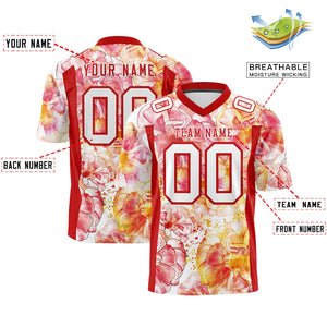 Custom Personalized Printed Graffiti Pattern Design Authentic Football Jersey