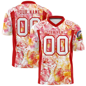 Custom Personalized Printed Graffiti Pattern Design Authentic Football Jersey