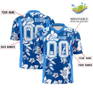 Custom Personalized Printed Graffiti Pattern Design Authentic Football Jersey