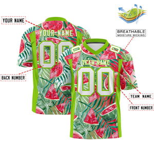 Custom Personalized Printed Graffiti Pattern Design Authentic Football Jersey