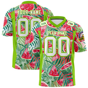 Custom Personalized Printed Graffiti Pattern Design Authentic Football Jersey