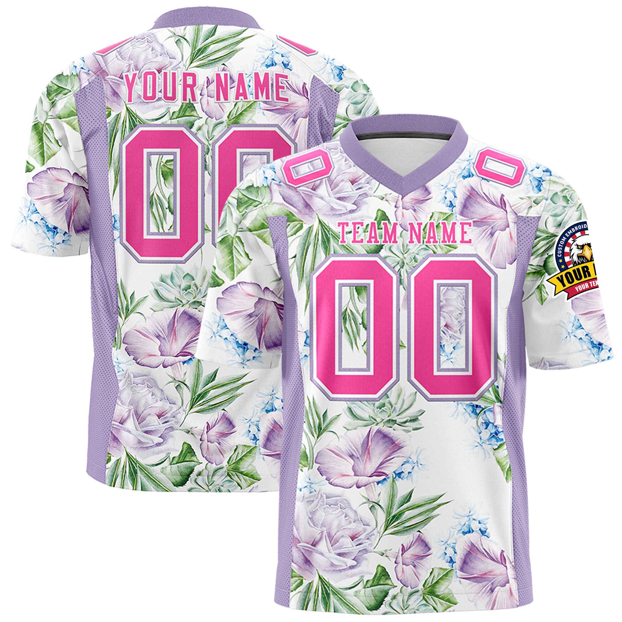 Custom Personalized Printed Graffiti Pattern Design Authentic Football Jersey