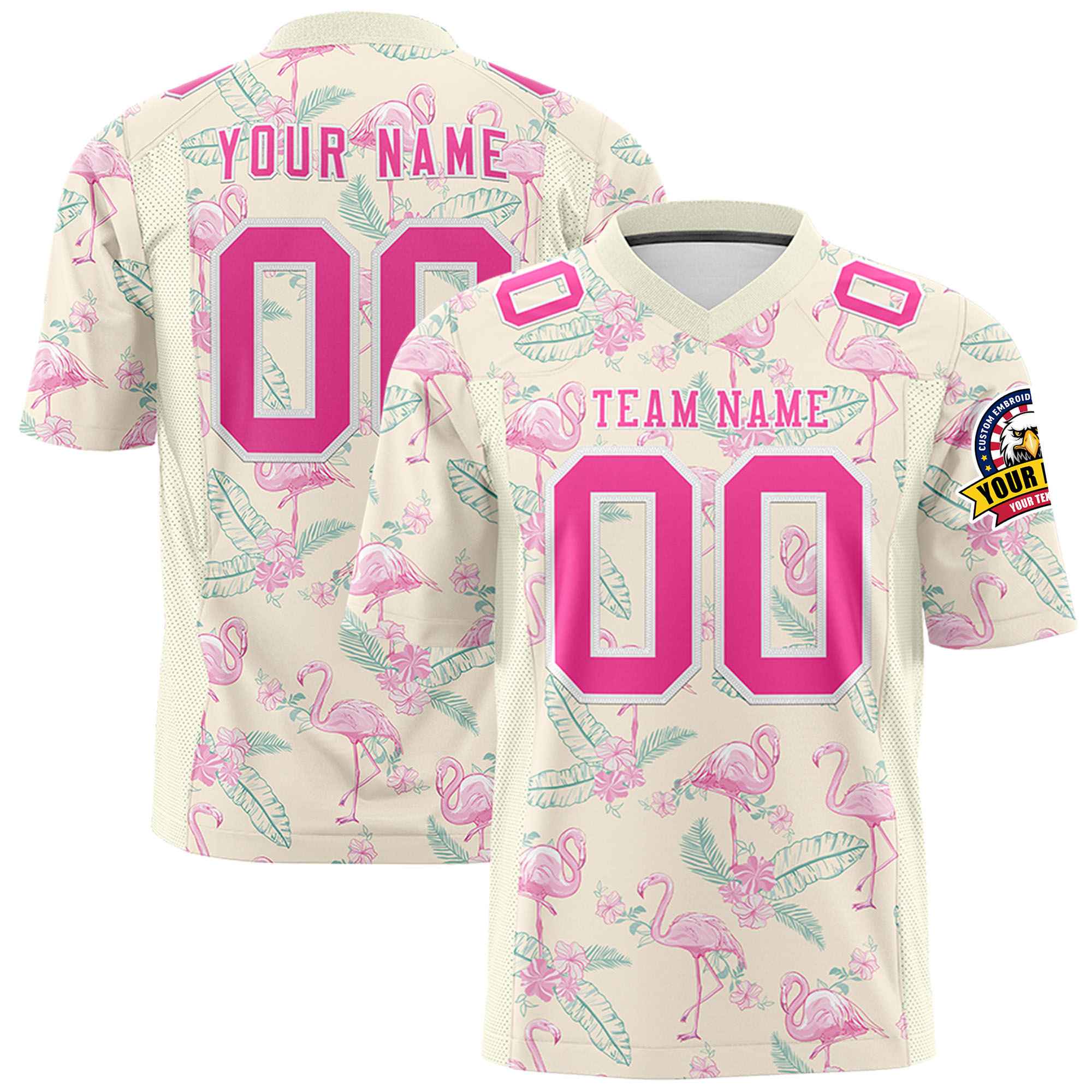 Custom Personalized Printed Graffiti Pattern Design Authentic Football Jersey