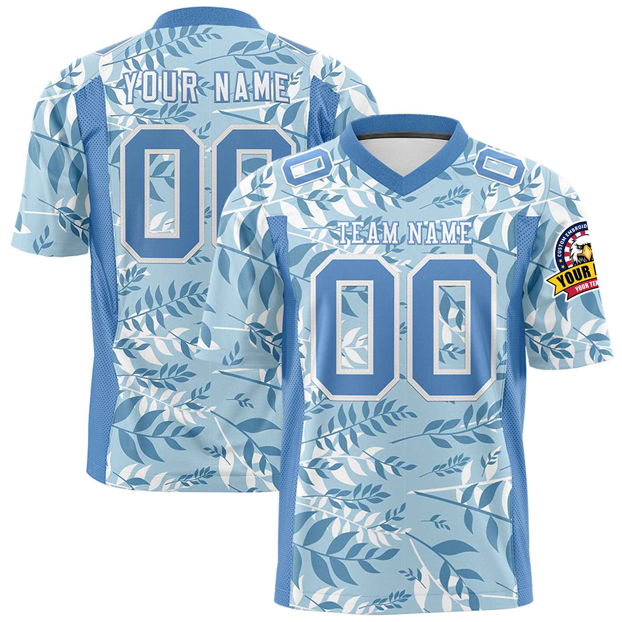 Custom Personalized Printed Graffiti Pattern Design Authentic Football Jersey