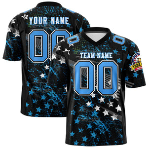 Custom Personalized Printed Graffiti Pattern Design Authentic Football Jersey