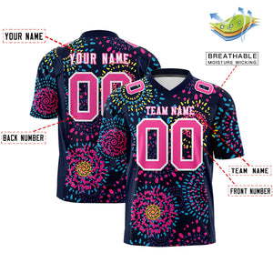 Custom Personalized Printed Graffiti Pattern Design Authentic Football Jersey