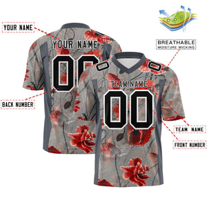 Custom Personalized Printed Graffiti Pattern Design Authentic Football Jersey