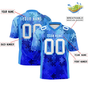 Custom Personalized Printed Graffiti Pattern Design Authentic Football Jersey