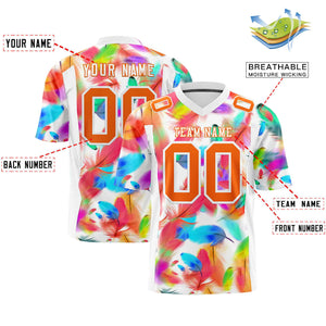 Custom Personalized Printed Graffiti Pattern Design Authentic Football Jersey