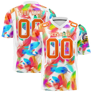 Custom Personalized Printed Graffiti Pattern Design Authentic Football Jersey