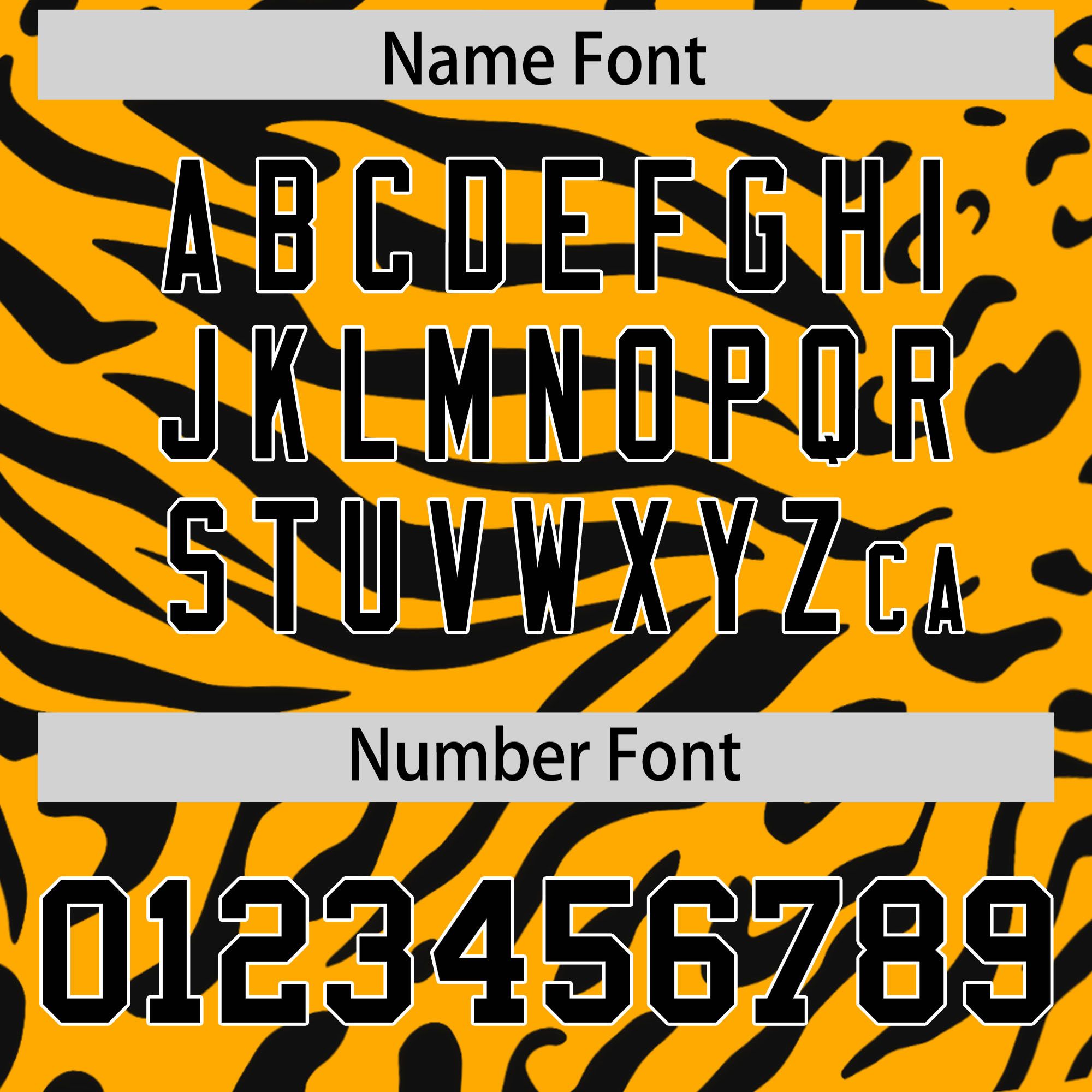 Custom Yellow Black-White Personalized Zebra Stripes Pattern Authentic Football Jersey