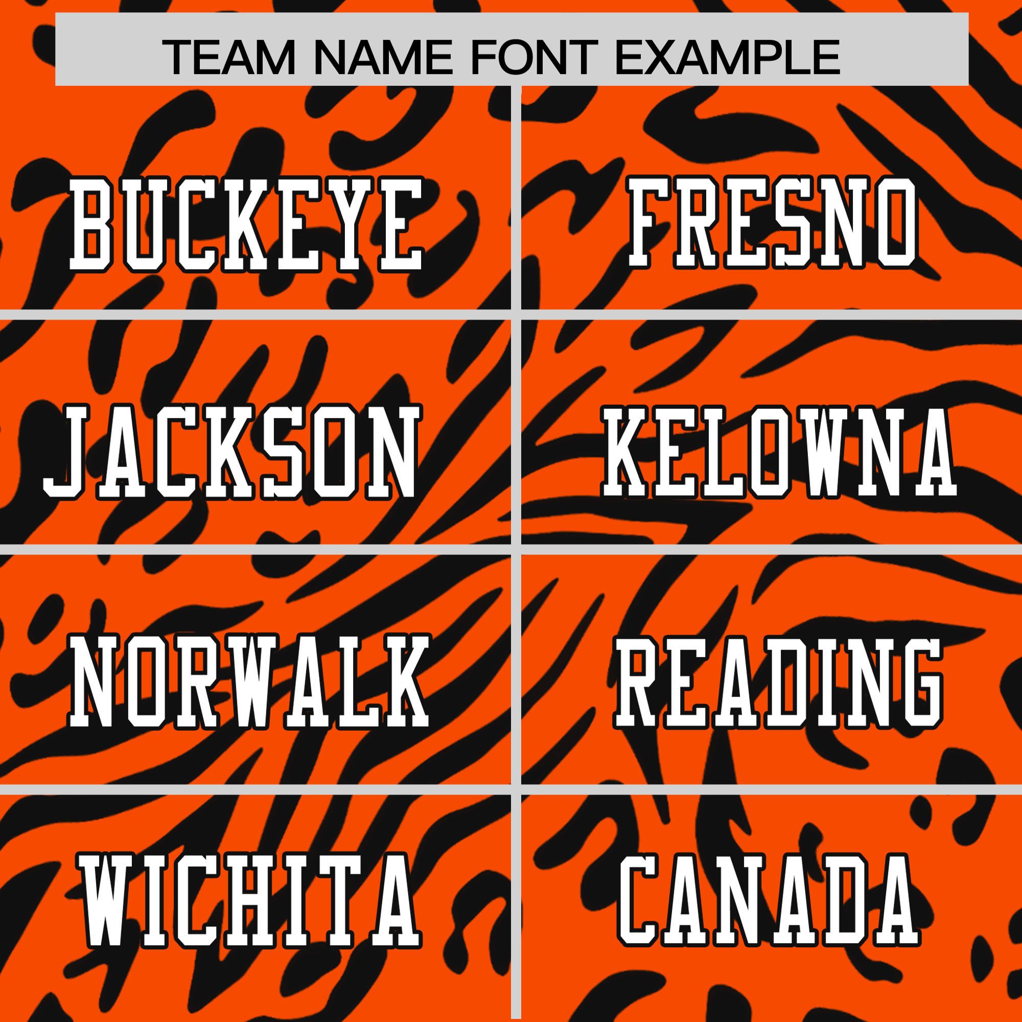 Custom Orange White-Black Personalized Zebra Stripes Pattern Authentic Football Jersey