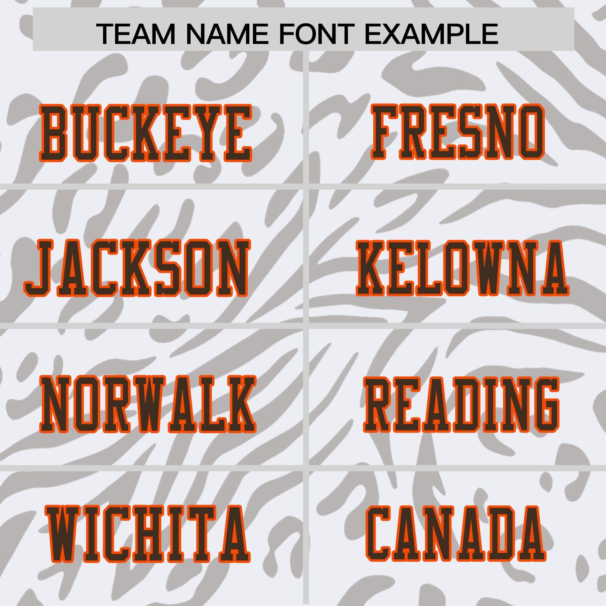 Custom White Brown-Orange Personalized Zebra Stripes Pattern Authentic Football Jersey