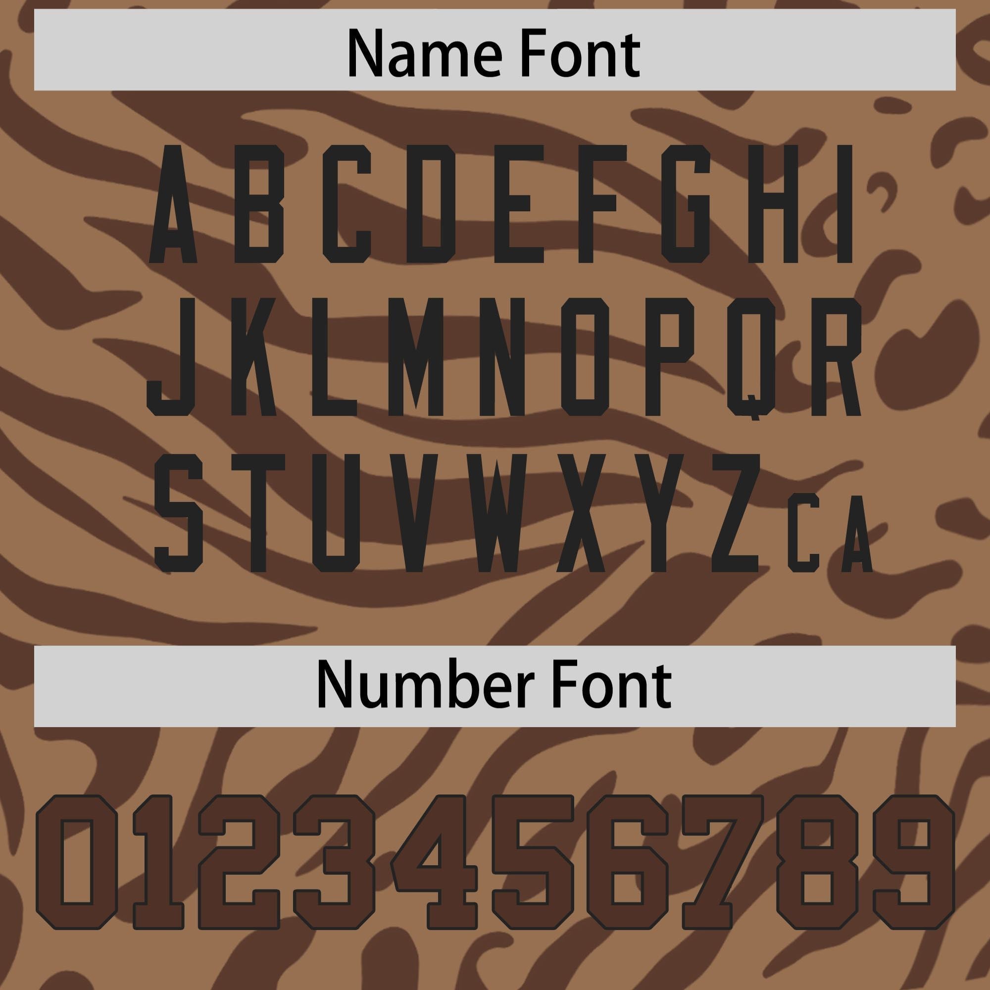 Custom Brown Brown-Black Personalized Zebra Stripes Pattern Authentic Football Jersey