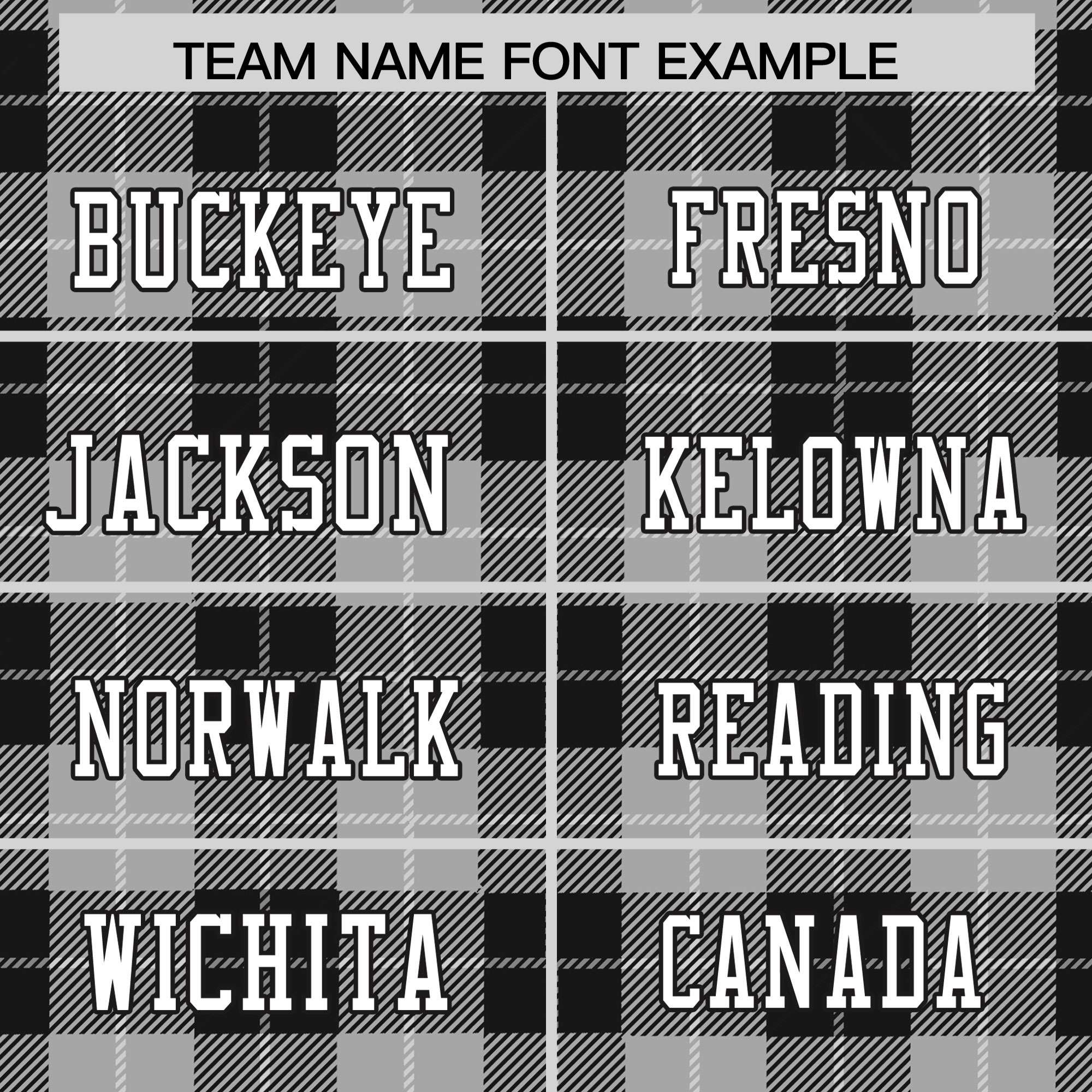 Custom Gray Black Personalized Plaid Pattern Design Authentic Football Jersey