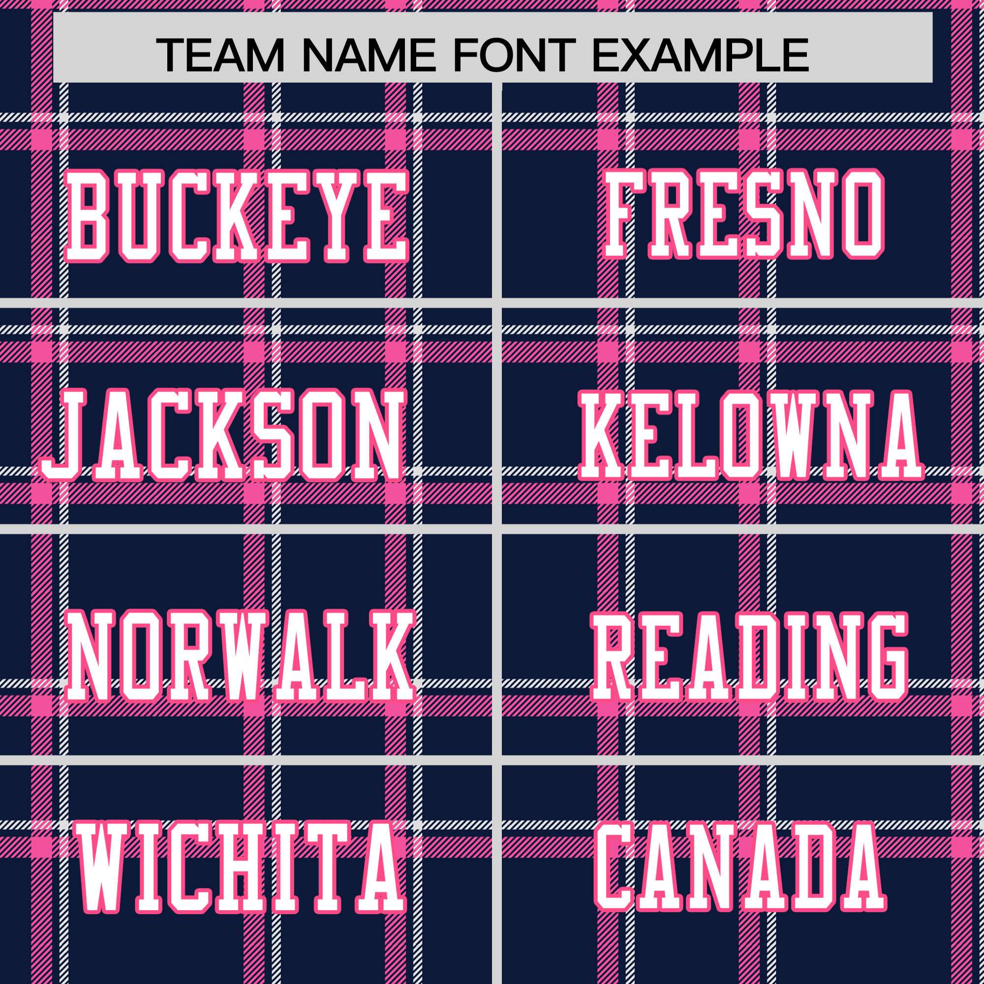 Custom Navy Personalized Plaid Pattern Design Authentic Football Jersey