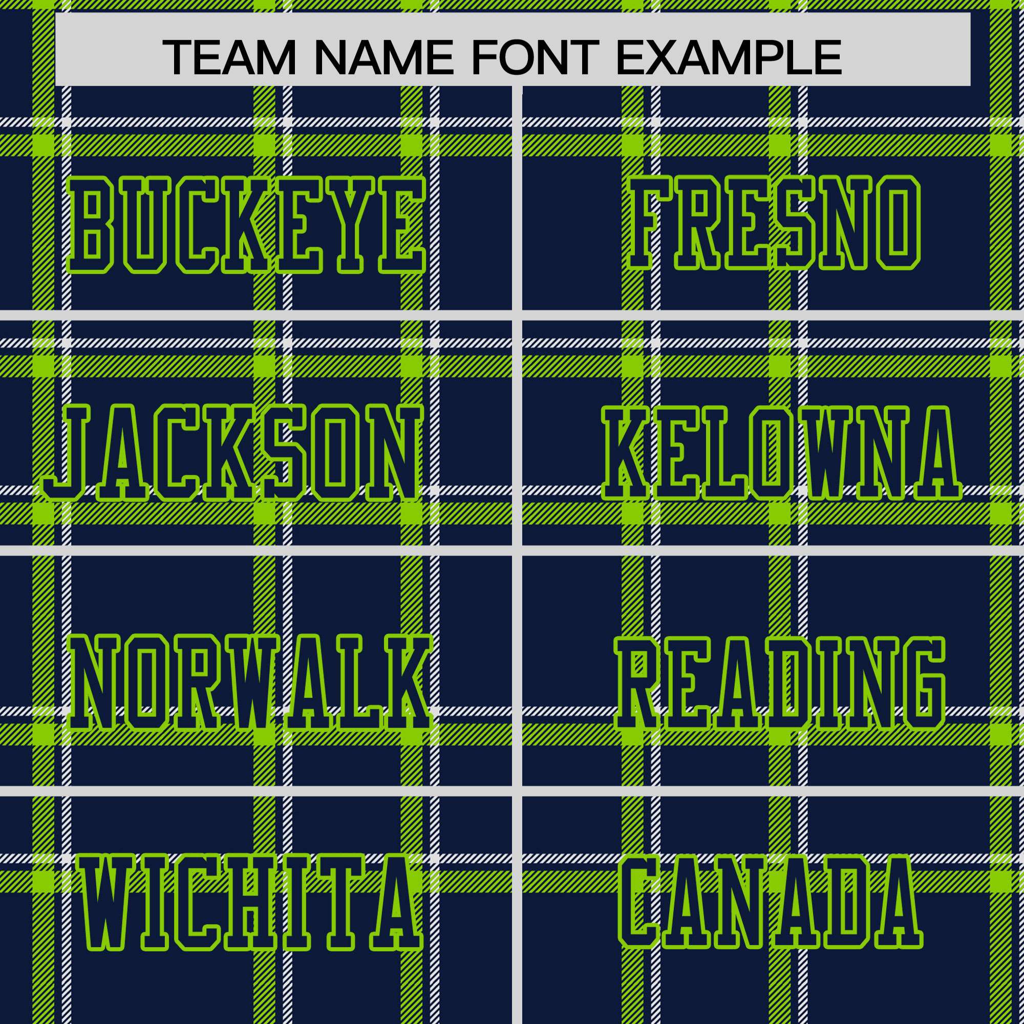 Custom Navy Personalized Plaid Pattern Design Authentic Football Jersey