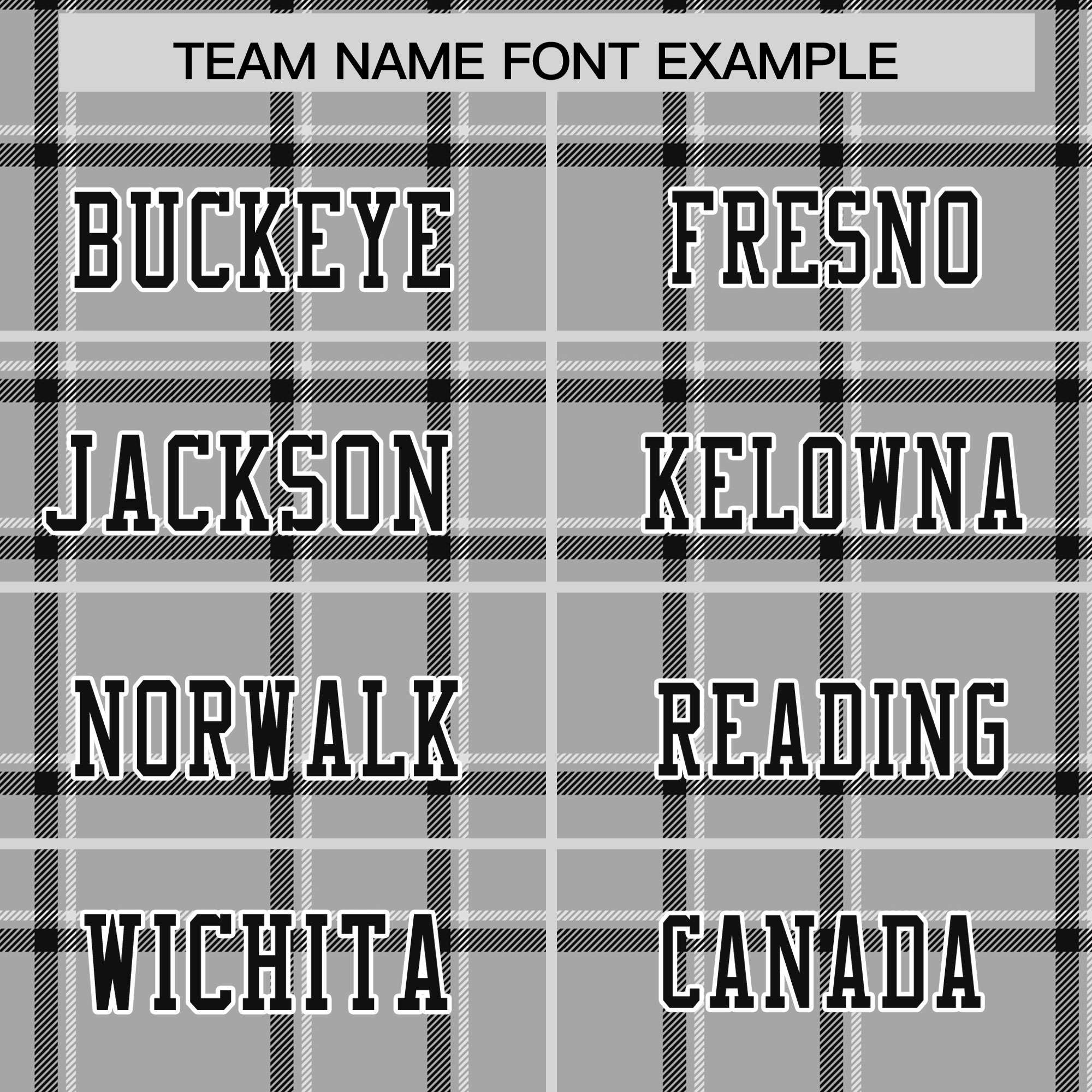 Custom Gray Black Personalized Plaid Pattern Design Authentic Football Jersey