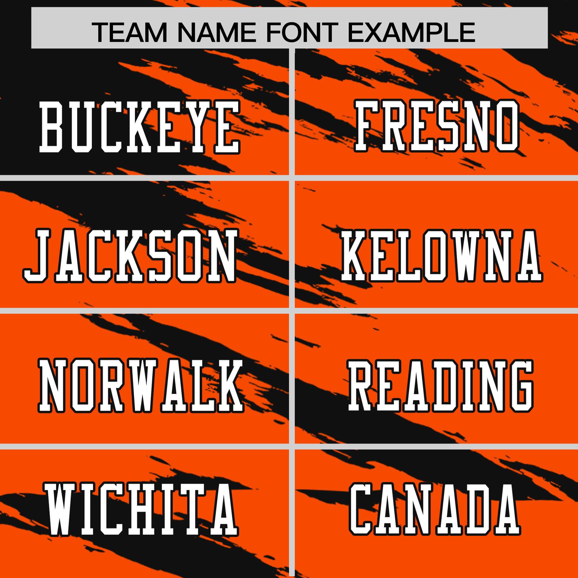 Custom Orange Black Personalized Scratch Pattern Design Authentic Football Jersey