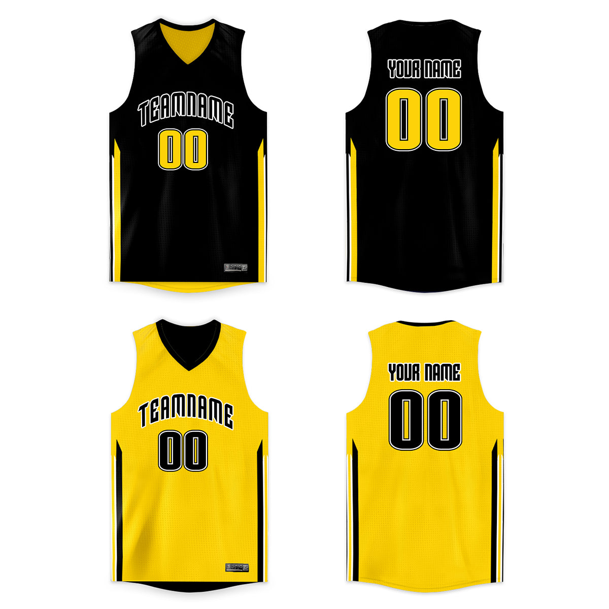 Custom Team Sports Shirts Reversible Personalized Basketball Jersey for Men/Youth