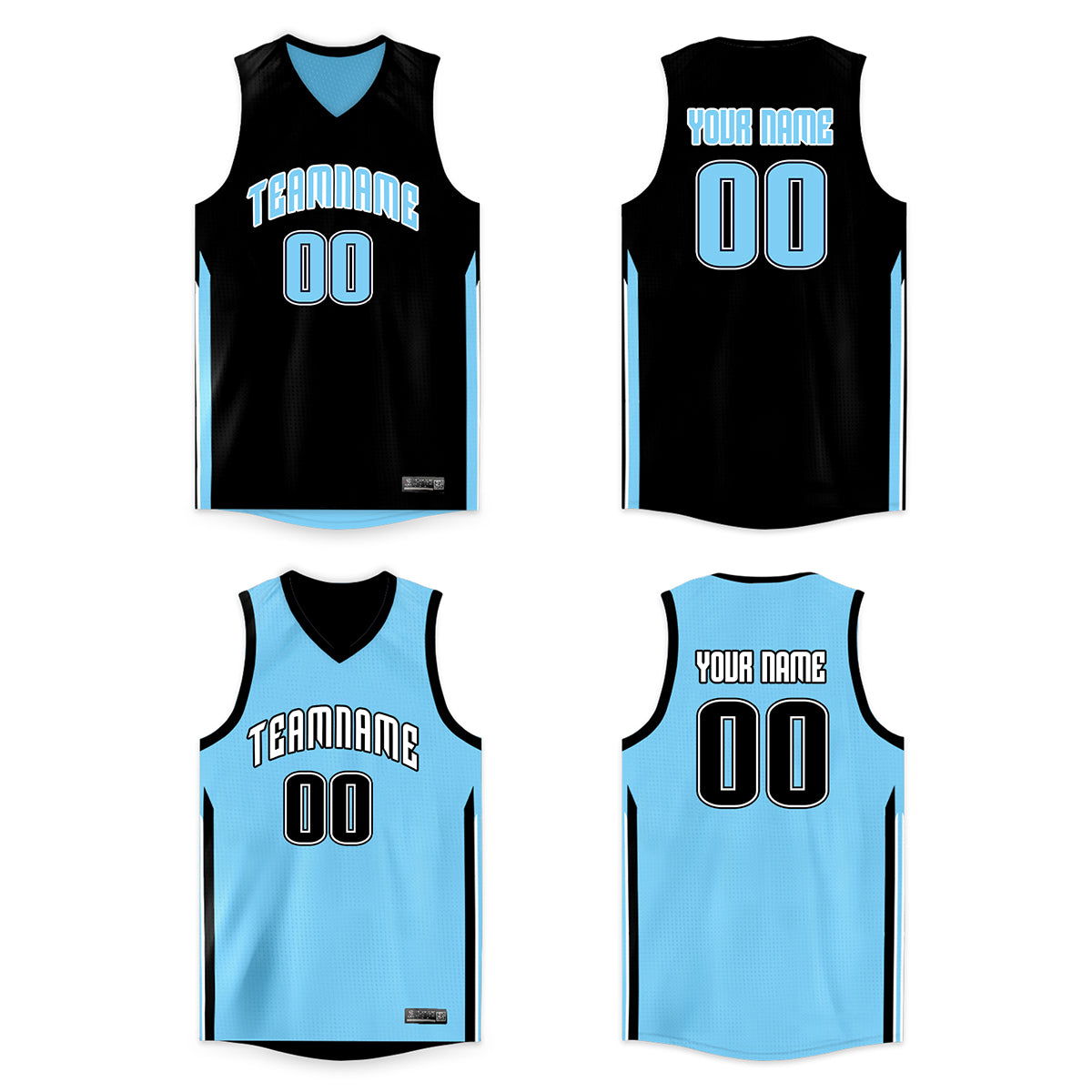 Custom Team Sports Shirts Reversible Personalized Basketball Jersey for Men/Youth