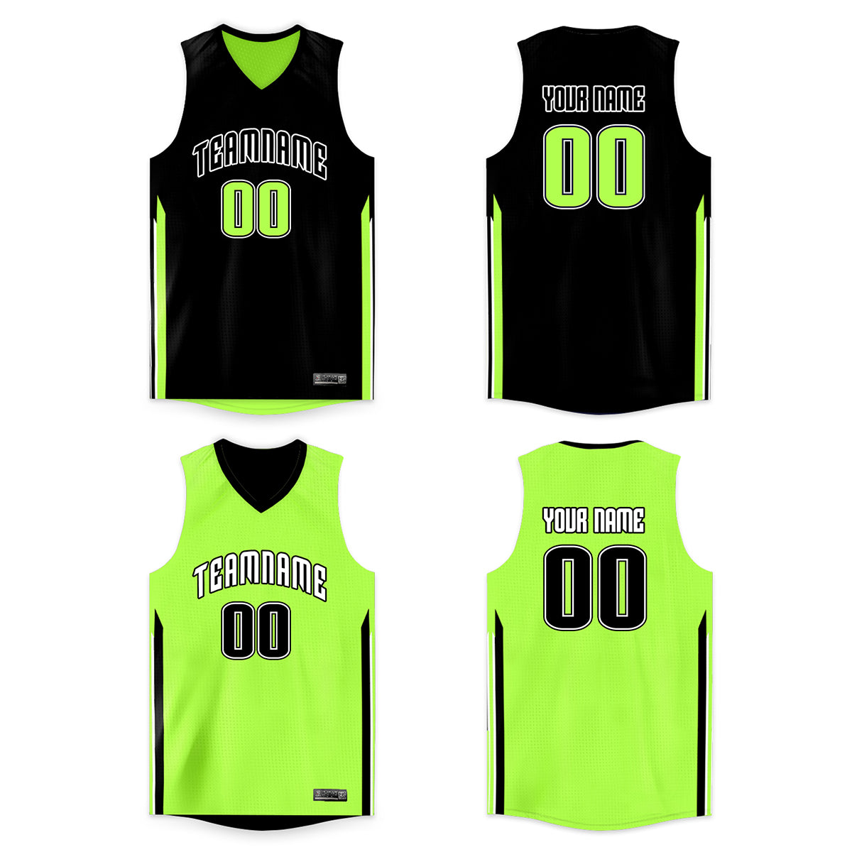 Custom Team Sports Shirts Reversible Personalized Basketball Jersey for Men/Youth