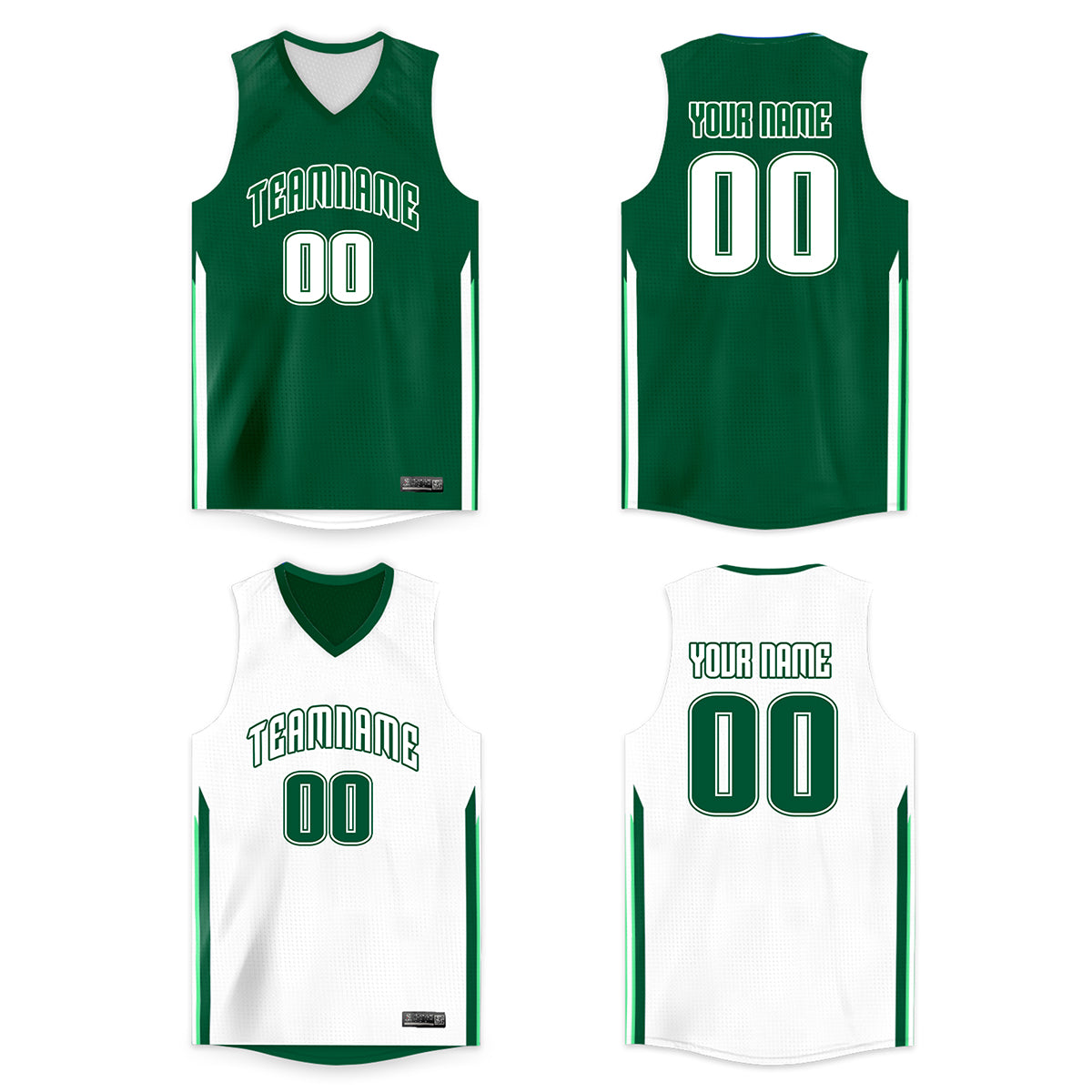 Custom Team Sports Shirts Reversible Personalized Basketball Jersey for Men/Youth