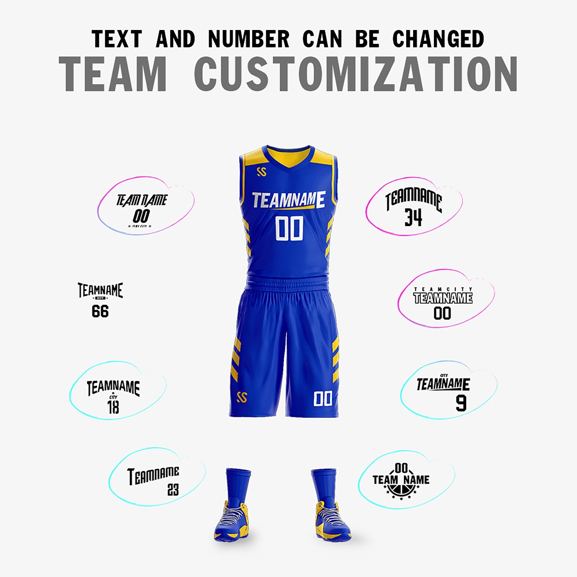 two sided basketball jersey design detail