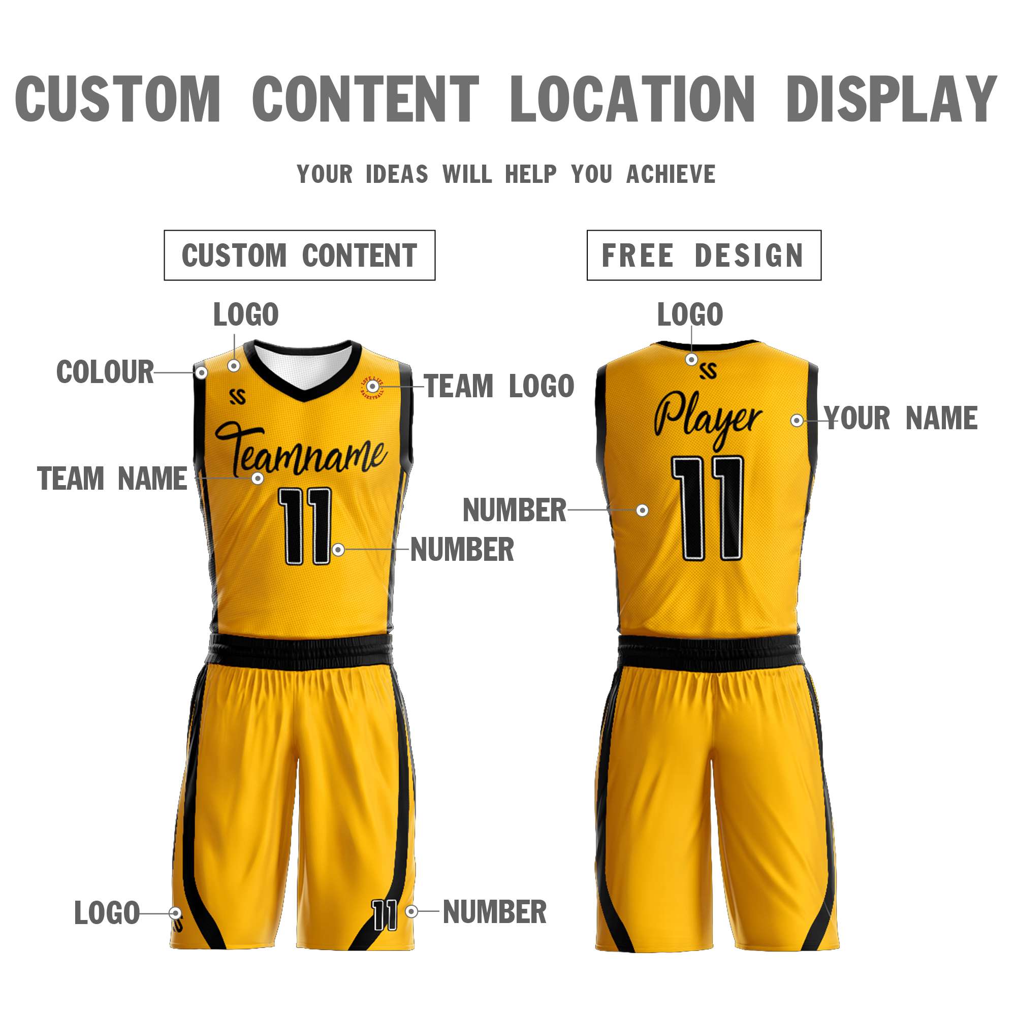 custom reversible youth basketball jerseys