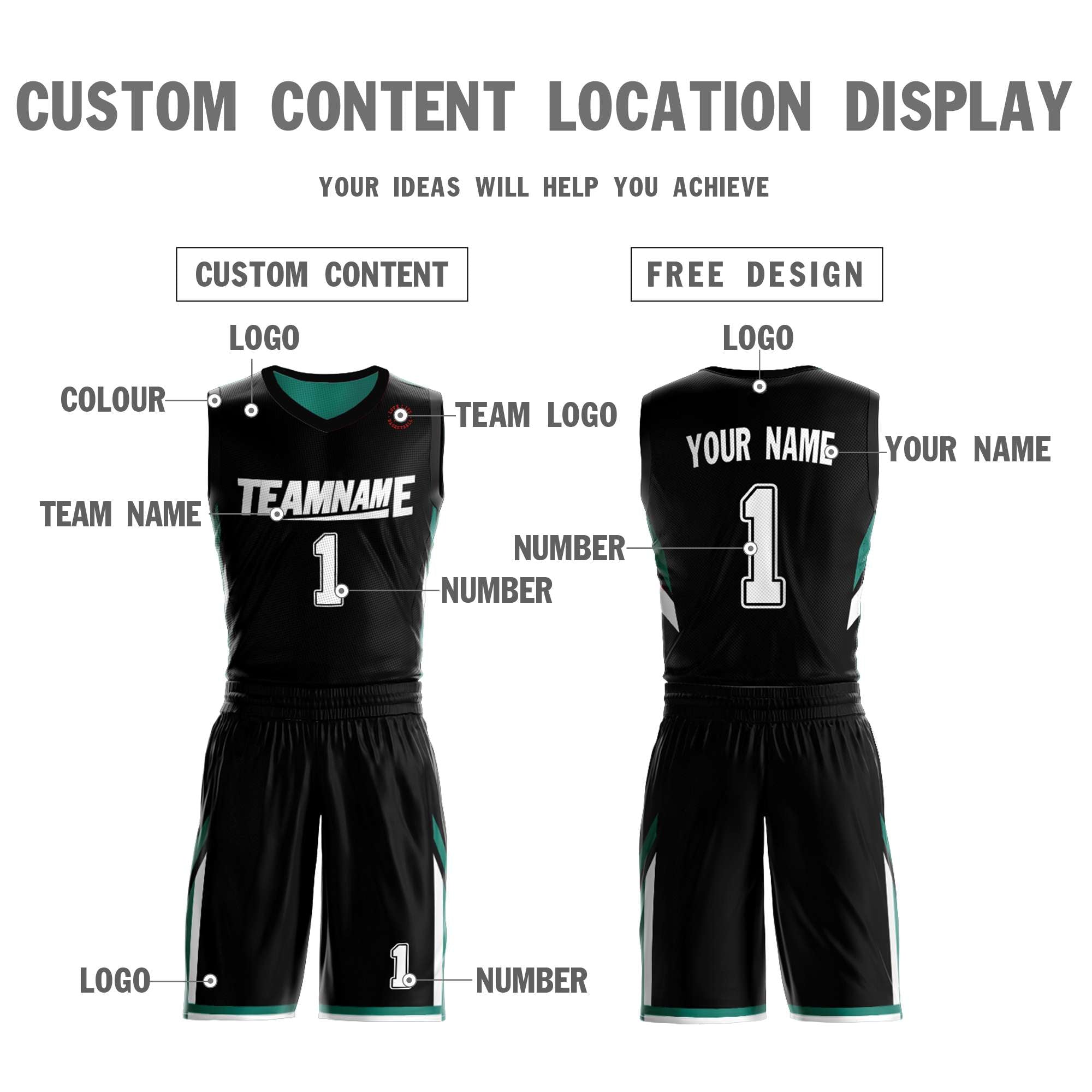 sublimated reversible basketball jerseys