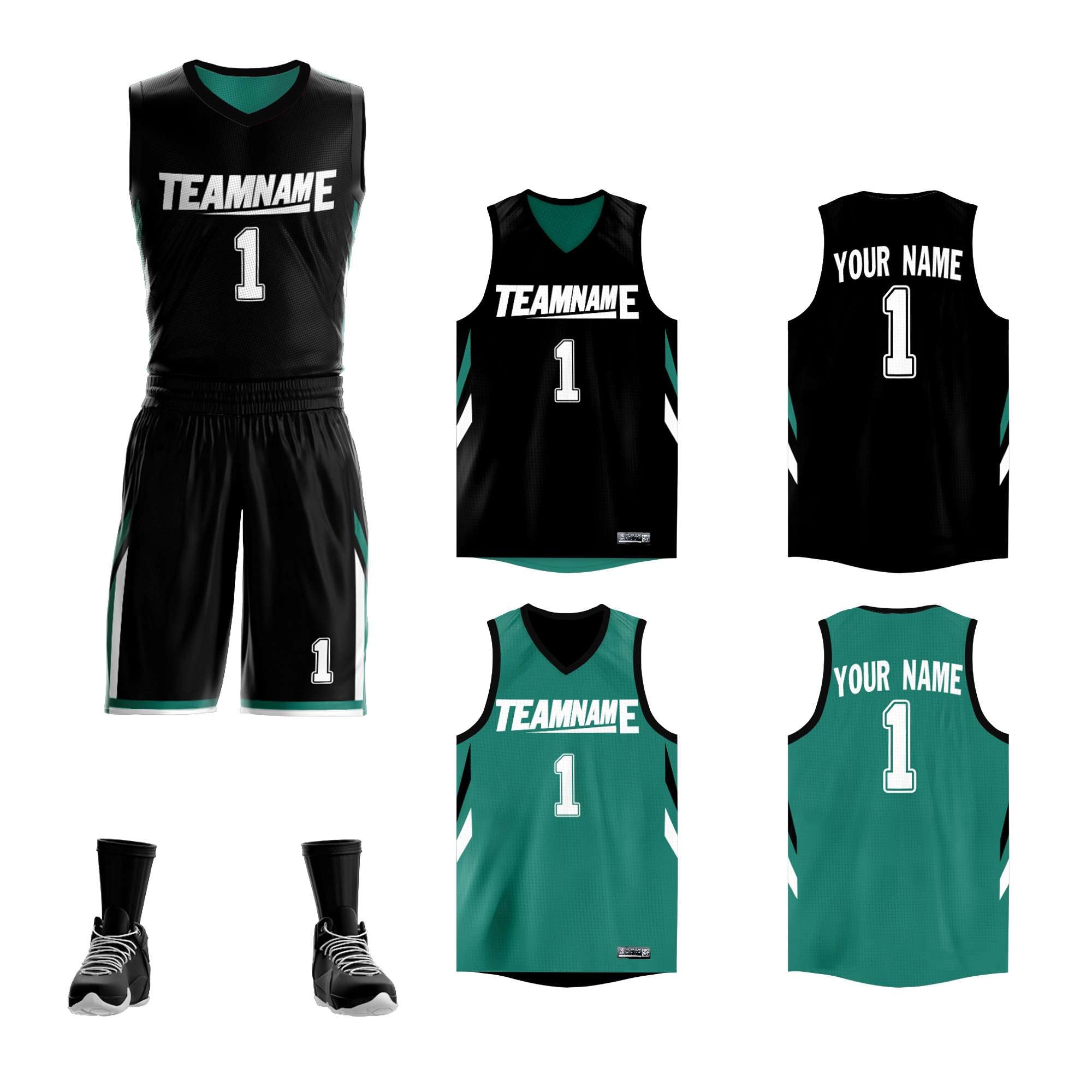 youth reversible mesh basketball jerseys