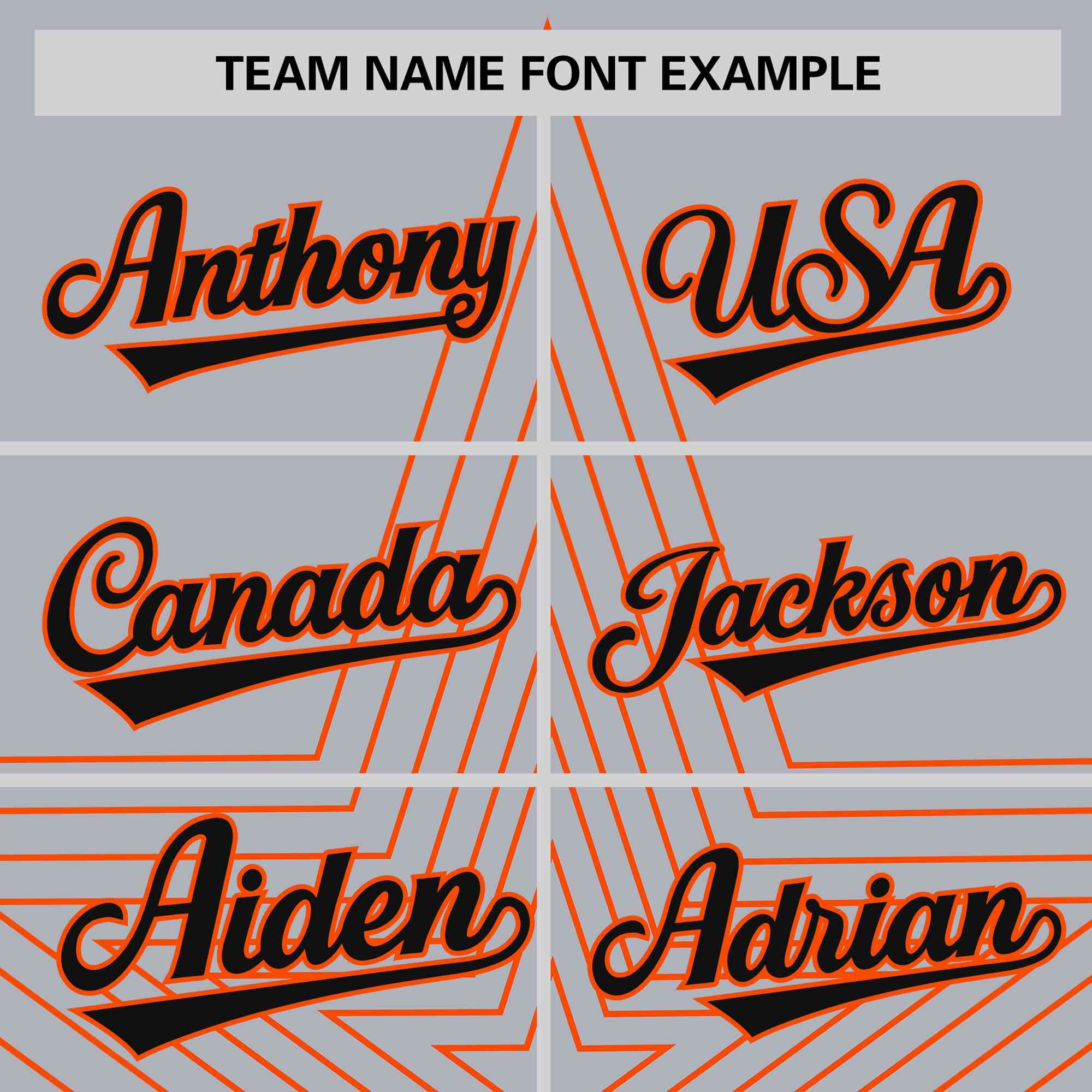 Custom Gray Orange Personalized Star Pattern Raglan Sleeves Performance T-Shirt