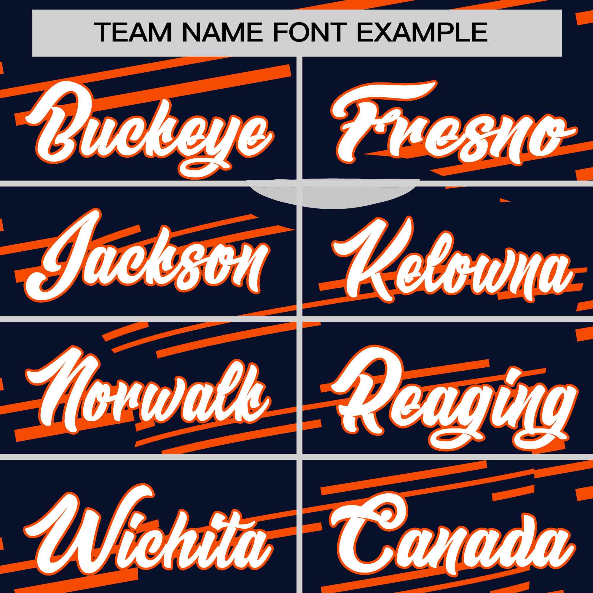 Custom Navy Orange Personalized Slanting Line Graffiti Pattern Performance T-Shirt