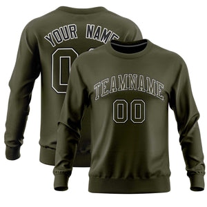 Custom Black Classic Style Personalized Uniform Pullover Hoodie