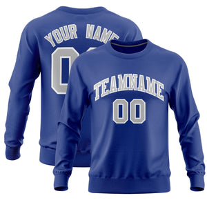 Custom Royal Classic Style Personalized Uniform Pullover Hoodie