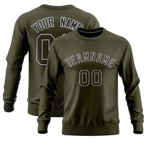 Custom Black Classic Style Personalized Uniform Pullover Hoodie