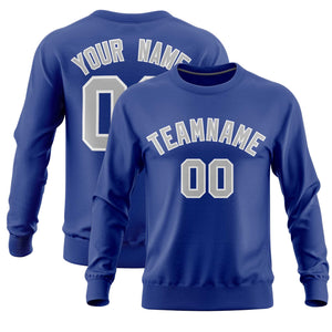 Custom Royal Classic Style Personalized Uniform Pullover Hoodie