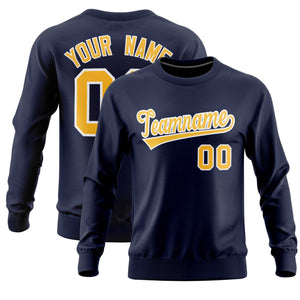 Custom Navy Classic Style Personalized Uniform Pullover Hoodie