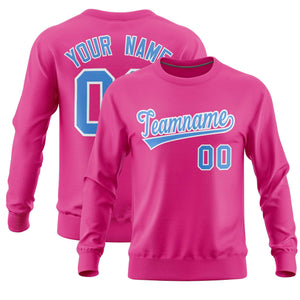 Custom Pink Classic Style Personalized Uniform Pullover Hoodie