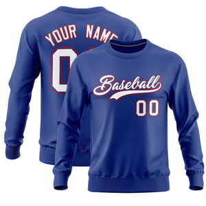 Custom Royal Classic Style Personalized Uniform Pullover Hoodie