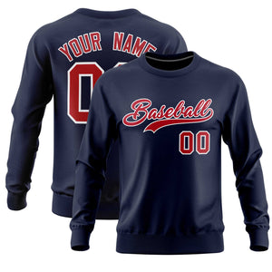 Custom Navy Classic Style Personalized Uniform Pullover Hoodie