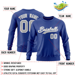 Custom Royal Classic Style Personalized Uniform Pullover Hoodie