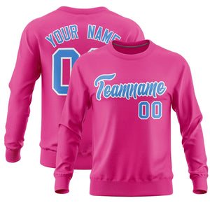 Custom Pink Classic Style Personalized Uniform Pullover Hoodie