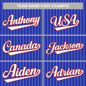 pinstripe jerseys team name font