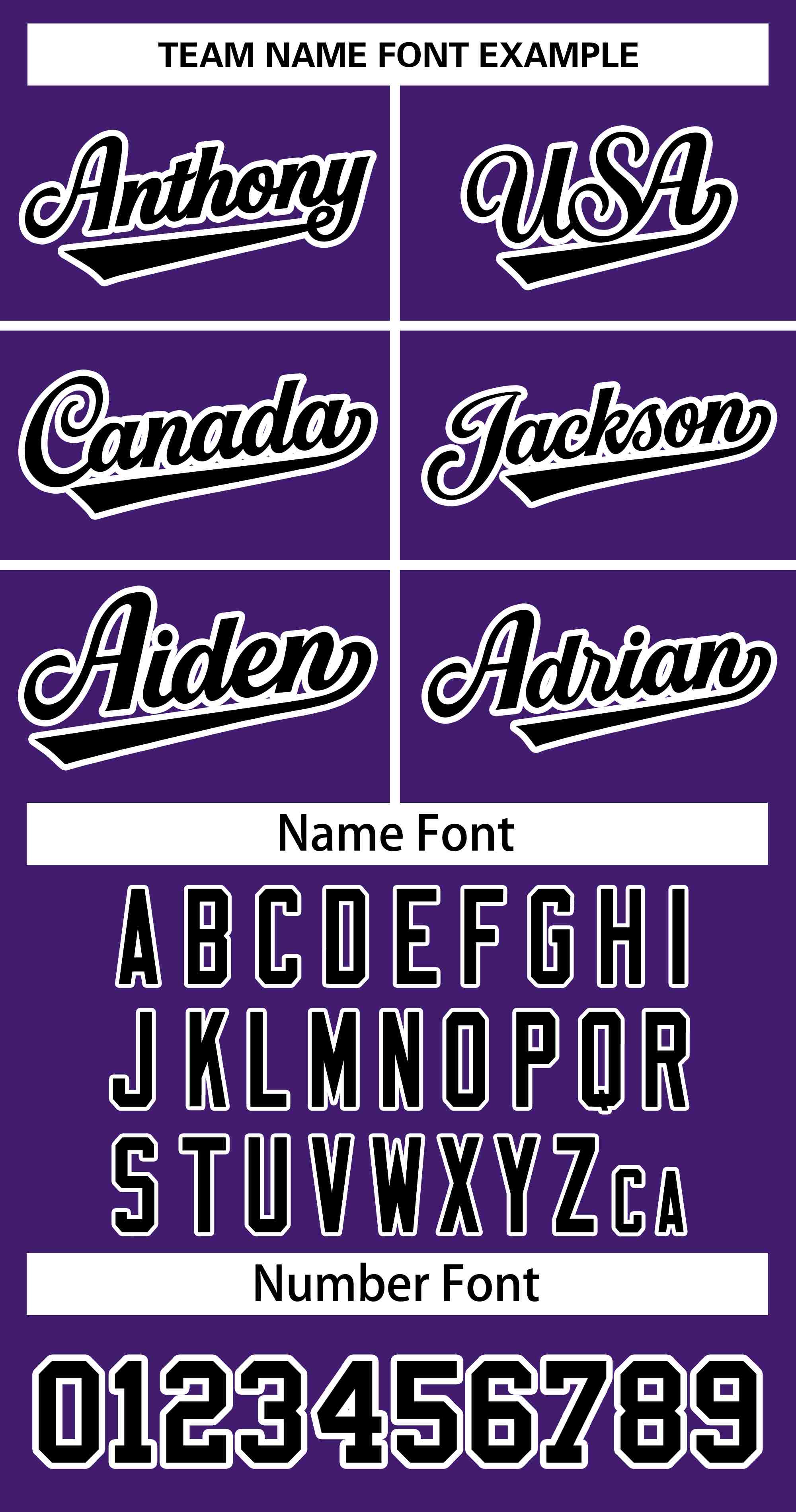 Baseball Jersey Font