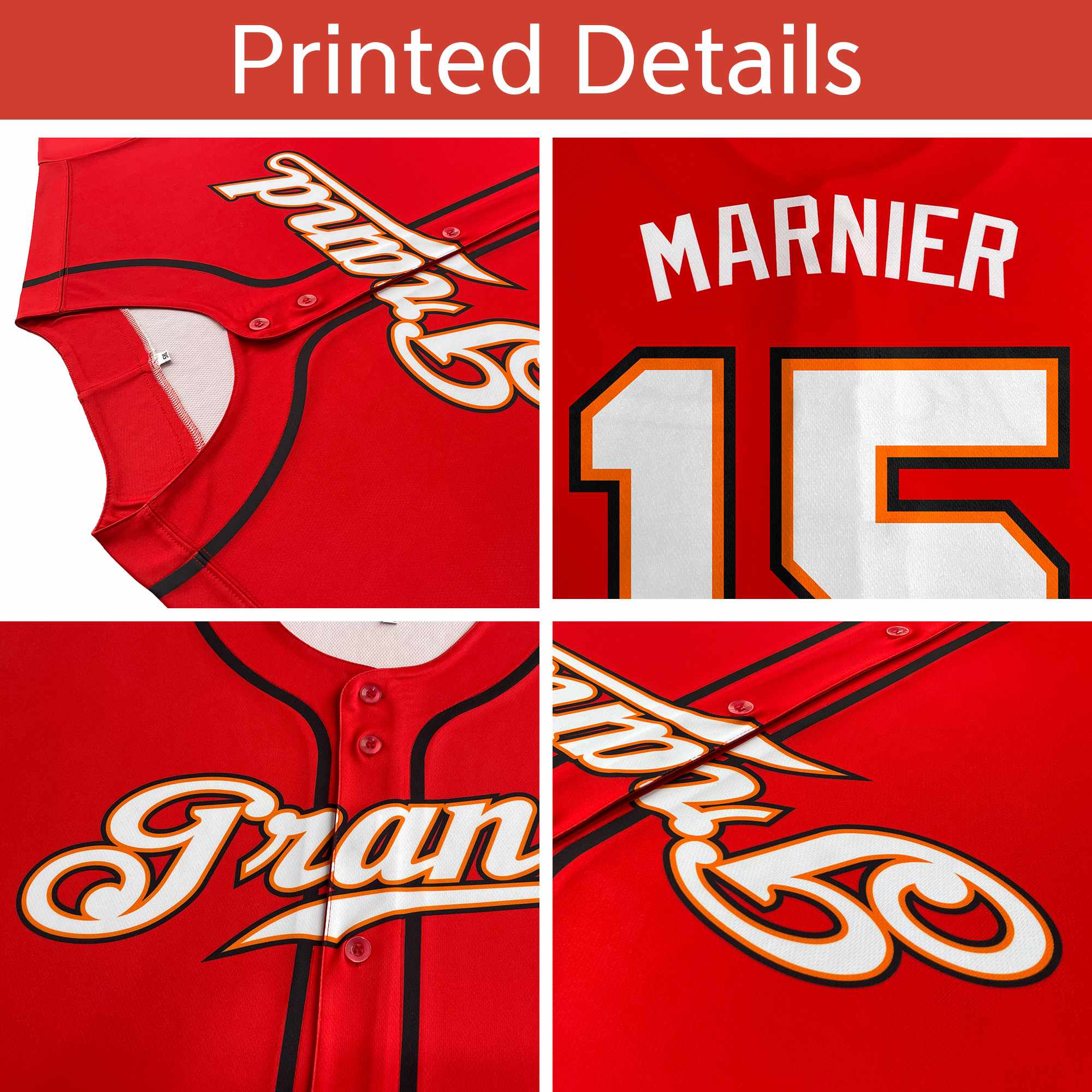 Custom Orange Graffiti Fashion Baseball Jersey For Women