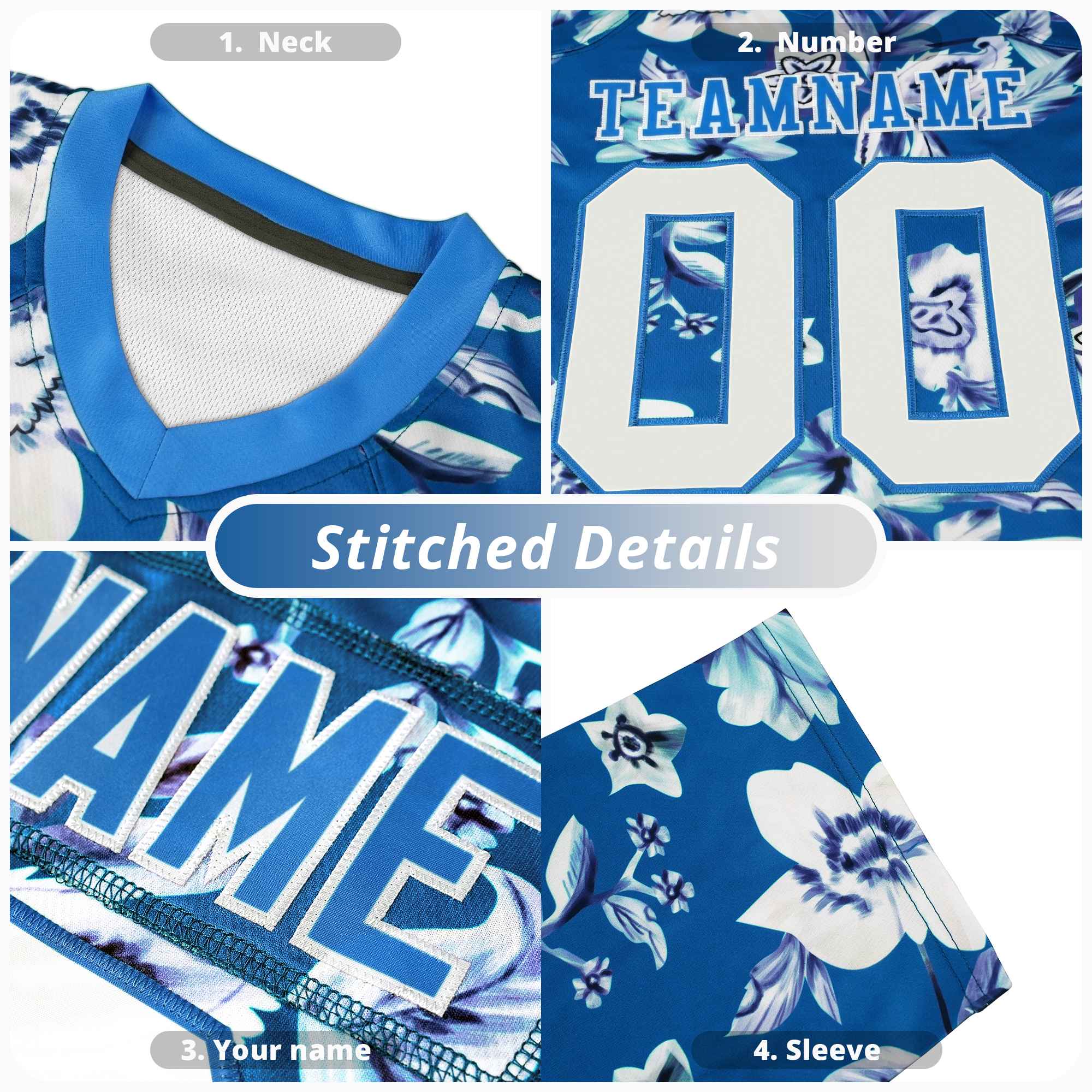 Custom Personalized Printed Graffiti Pattern Design Authentic Football Jersey